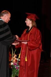 Receiving my A.S. degree in Paralegal Studies.
